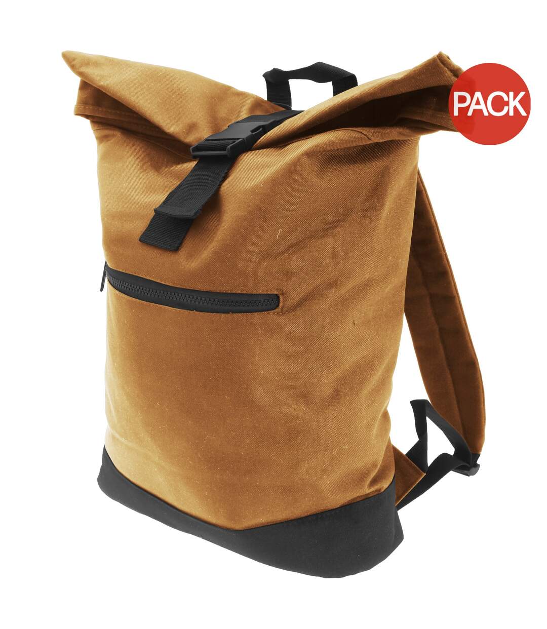 Lot de 2  Sac à dos 12 litres taille unique caramel Bagbase-1