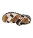 Sandales Style Détail Contrasté Femme Beige Rieker-4
