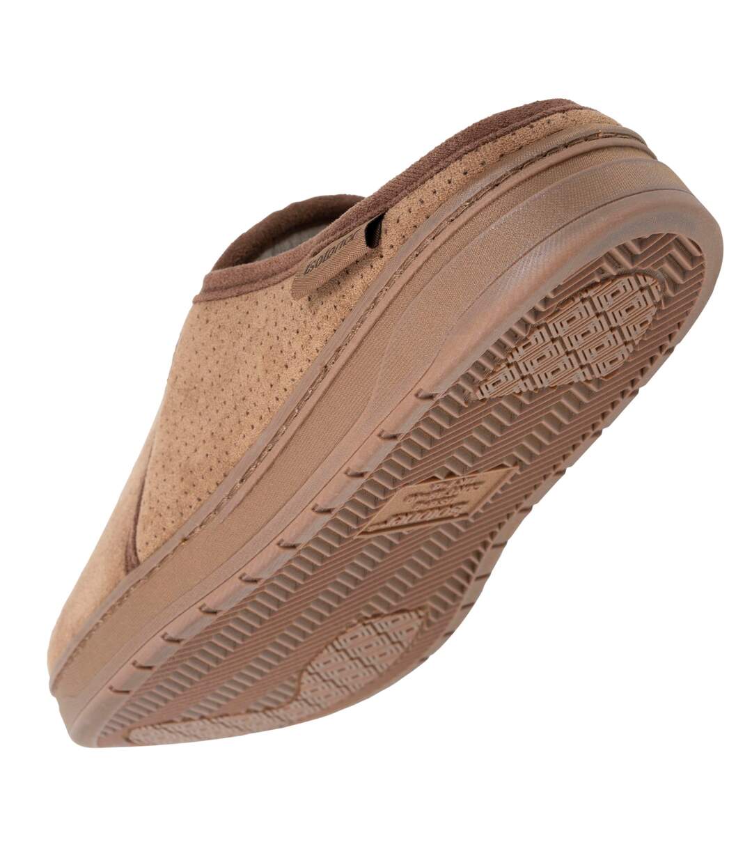 Isotoner Chaussons Mules homme suédine, semelle sport légère et resistante-5