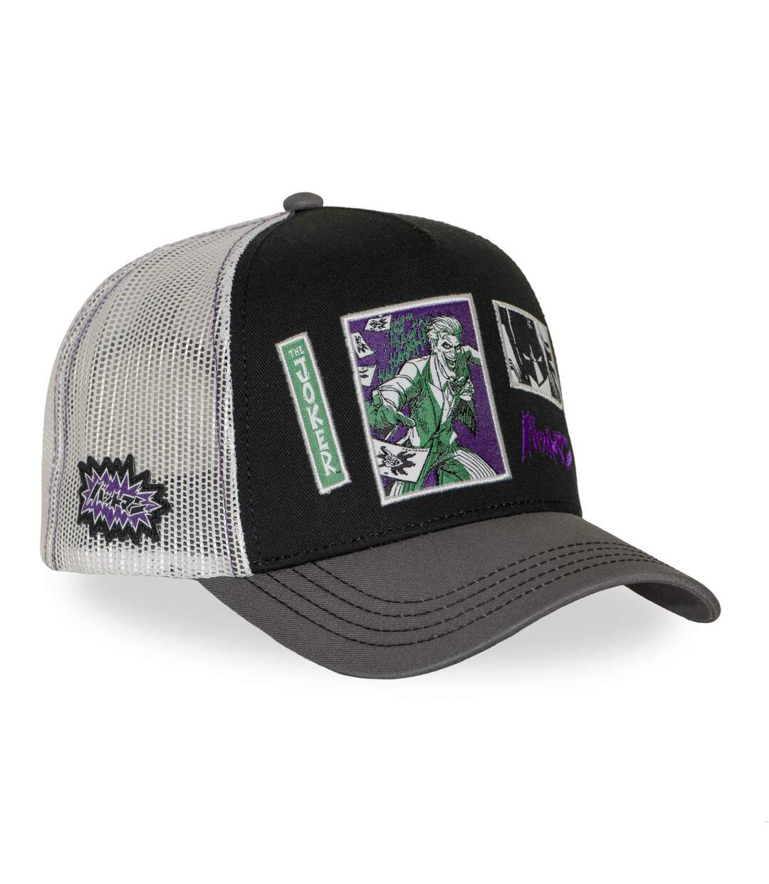 Casquette trucker avec filet DC Comics Joker Capslab-4