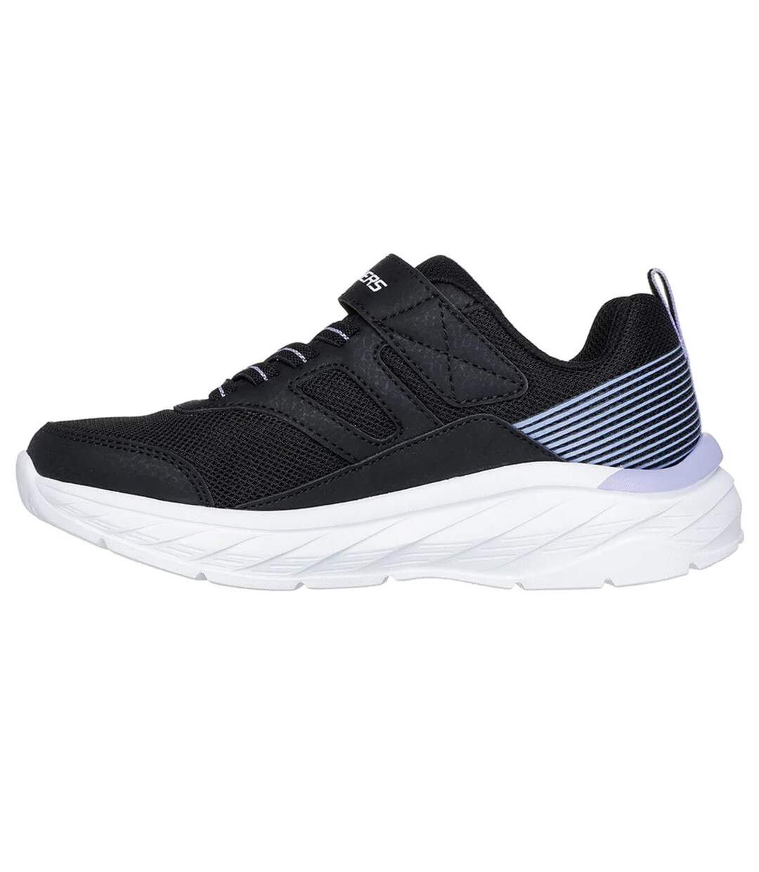 Baskets boundless fille noir / lavande Skechers-2