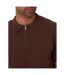 Polo Manches Courtes Motif/style Texturé Whittley Homme Marron Clair Threadbare-4