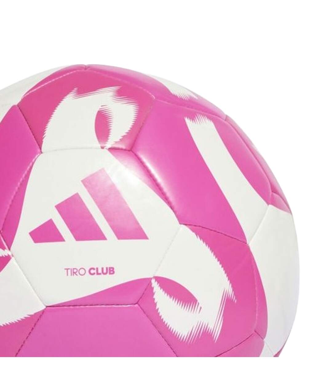 Ballon De Foot Motif/style À Panneaux Tiro Club Taille 5 Blanc Rose Adidas-3