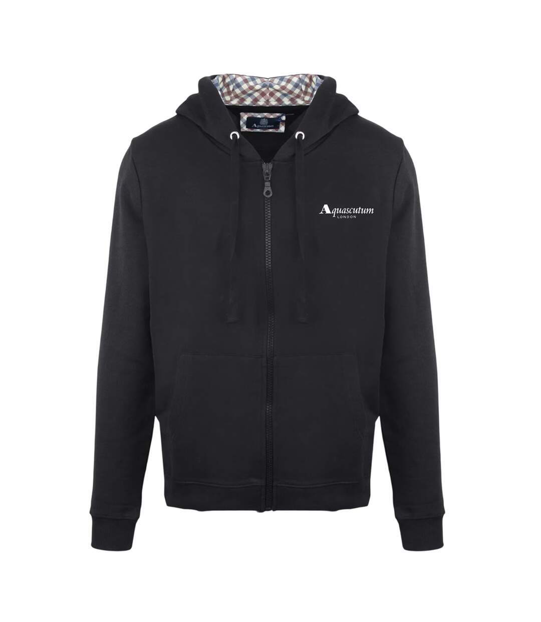 Sweat À Capuche Décontracté Homme Noir Aquascutum-1