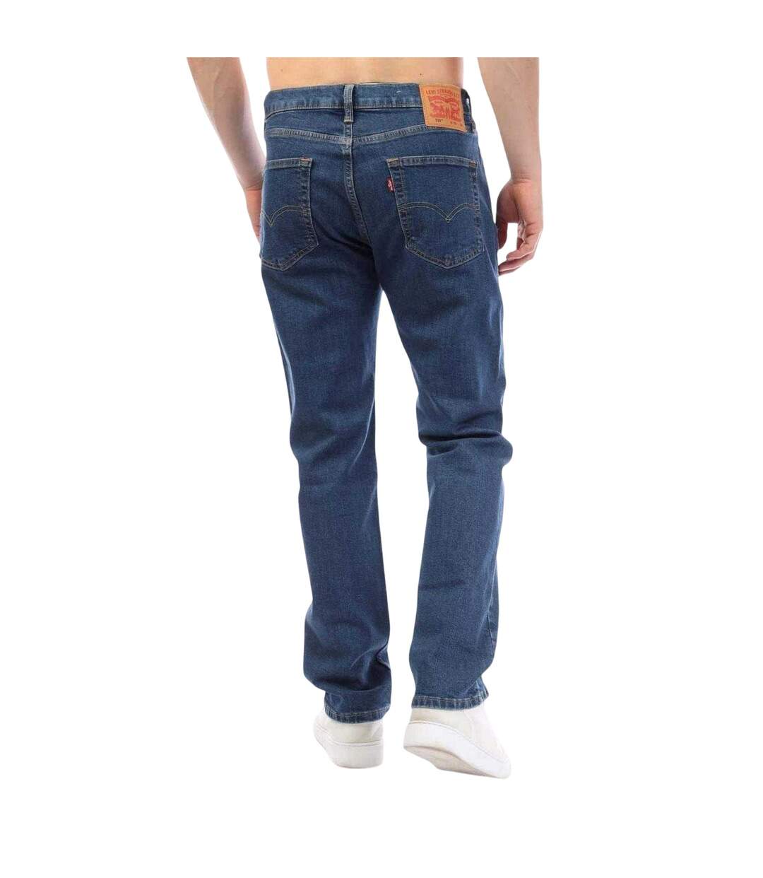 Mens Straight Leg Slim Jeans Blue Levis-3