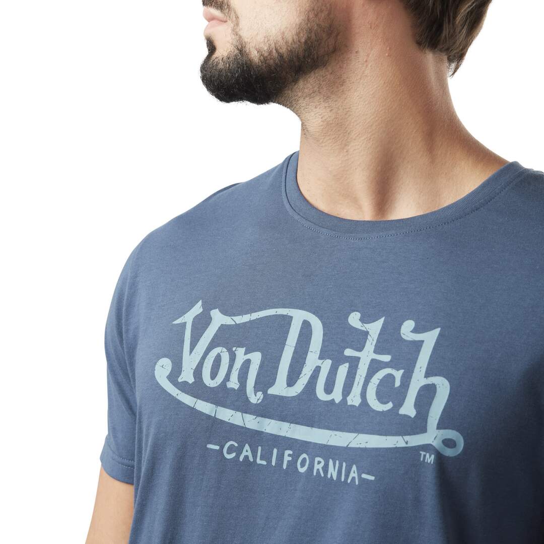 T-shirt homme col rond avec logo en coton First Vondutch-2