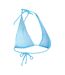 Womens/ladies Tri-fold Terrycloth Swimming Bikini Top Blue Speedo-3