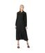 Womens/ladies lace detail button-down midi dress black Principles