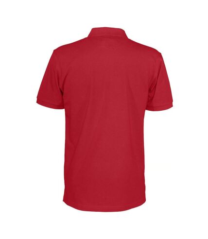 Clique Mens Pique Polo Shirt (Red) - UTUB407