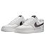 Mens Vision Low Leather Trainers Grey Black White Nike-4