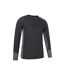 Mens Long-sleeved Base Layer Top Charcoal Mountain Warehouse-4