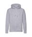 Sweat À Capuche Homme Gris Chiné Fruit Of The Loom-2