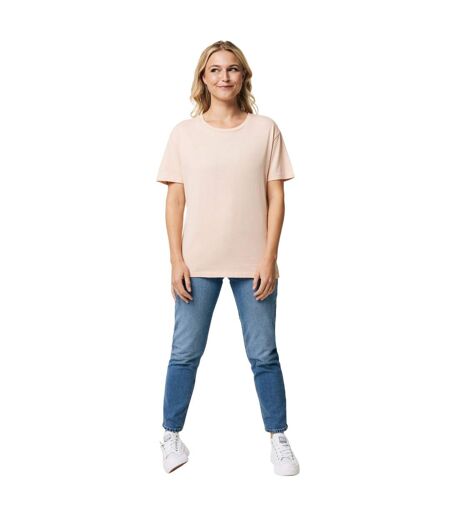 Womens/ladies yala recycled cotton lightweight t-shirt peach nectar Iqoniq
