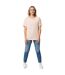 Womens/ladies yala recycled cotton lightweight t-shirt peach nectar Iqoniq-3