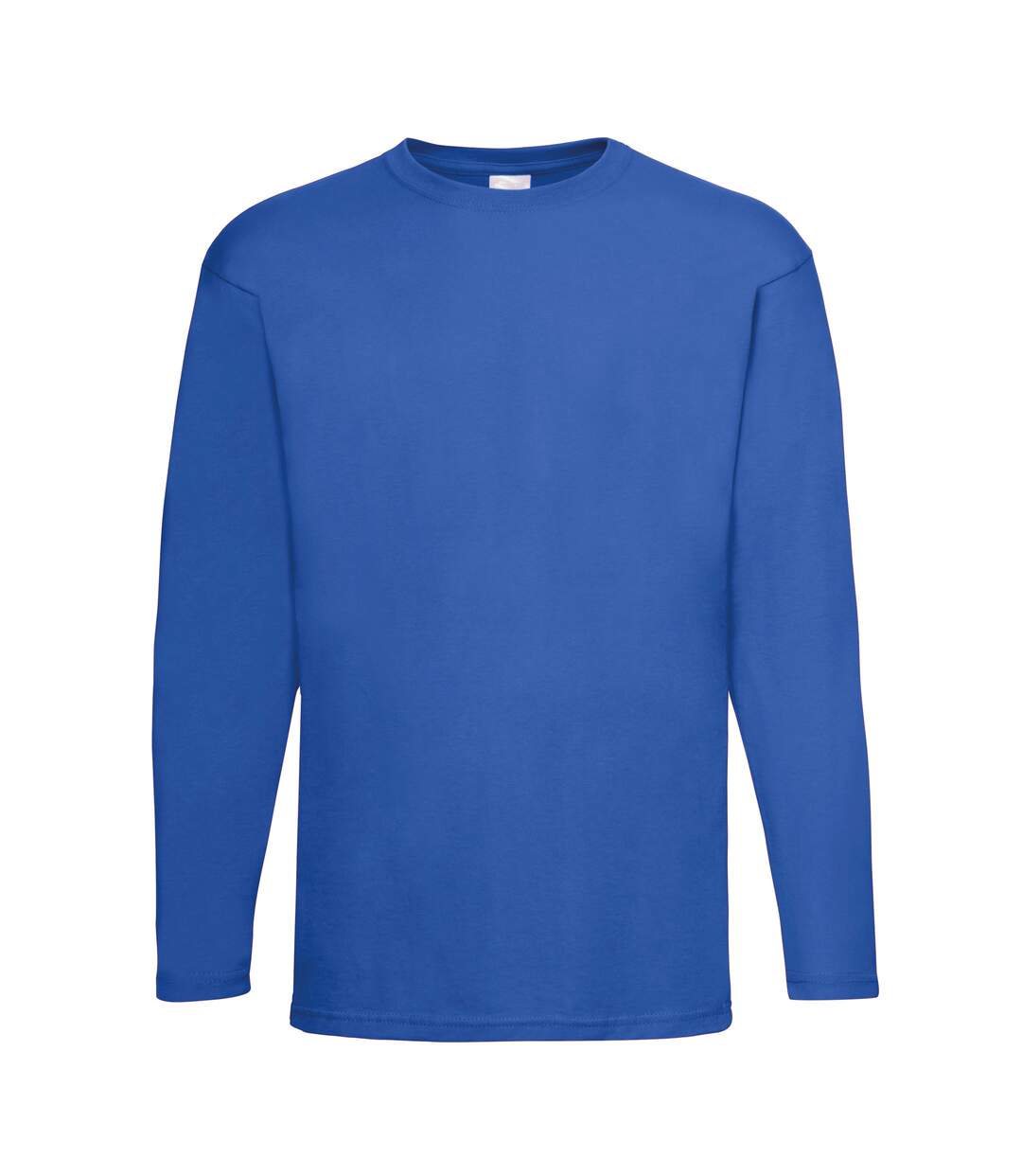 Mens Value Long Sleeve Casual T-Shirt (Cobalt)