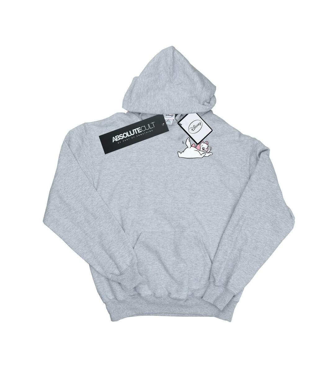 Disney - Sweat à capuche ARISTOCATS MARIE SWEET BACKSIDE BREAST PRINT - Femme (Gris sportif) - UTBI5573-1