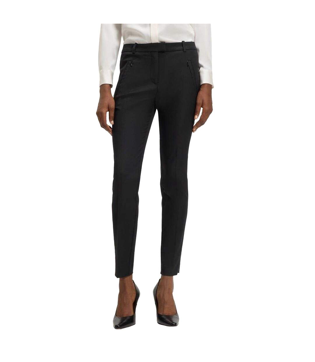 Pantalon Anaita Femme Noir Boss-1