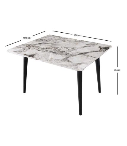 Table de repas extensible Dolunay