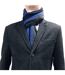 Mens Italian Inspired Warm Knitted Striped Winter Scarf-3
