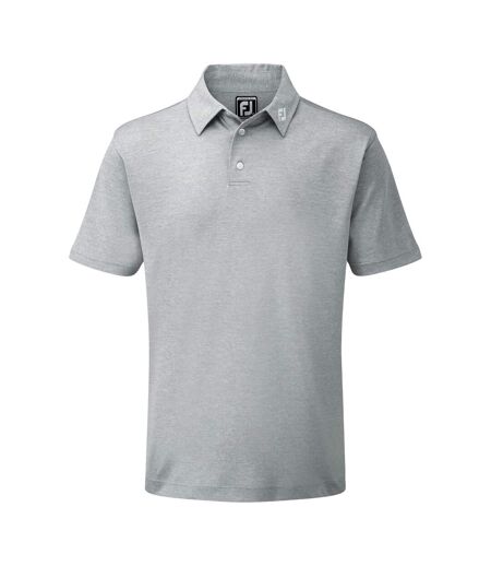 Polo Motif/style Logo Homme Gris FootJoy