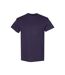 Mens Heavy Cotton T-shirt Blackberry Gildan-1