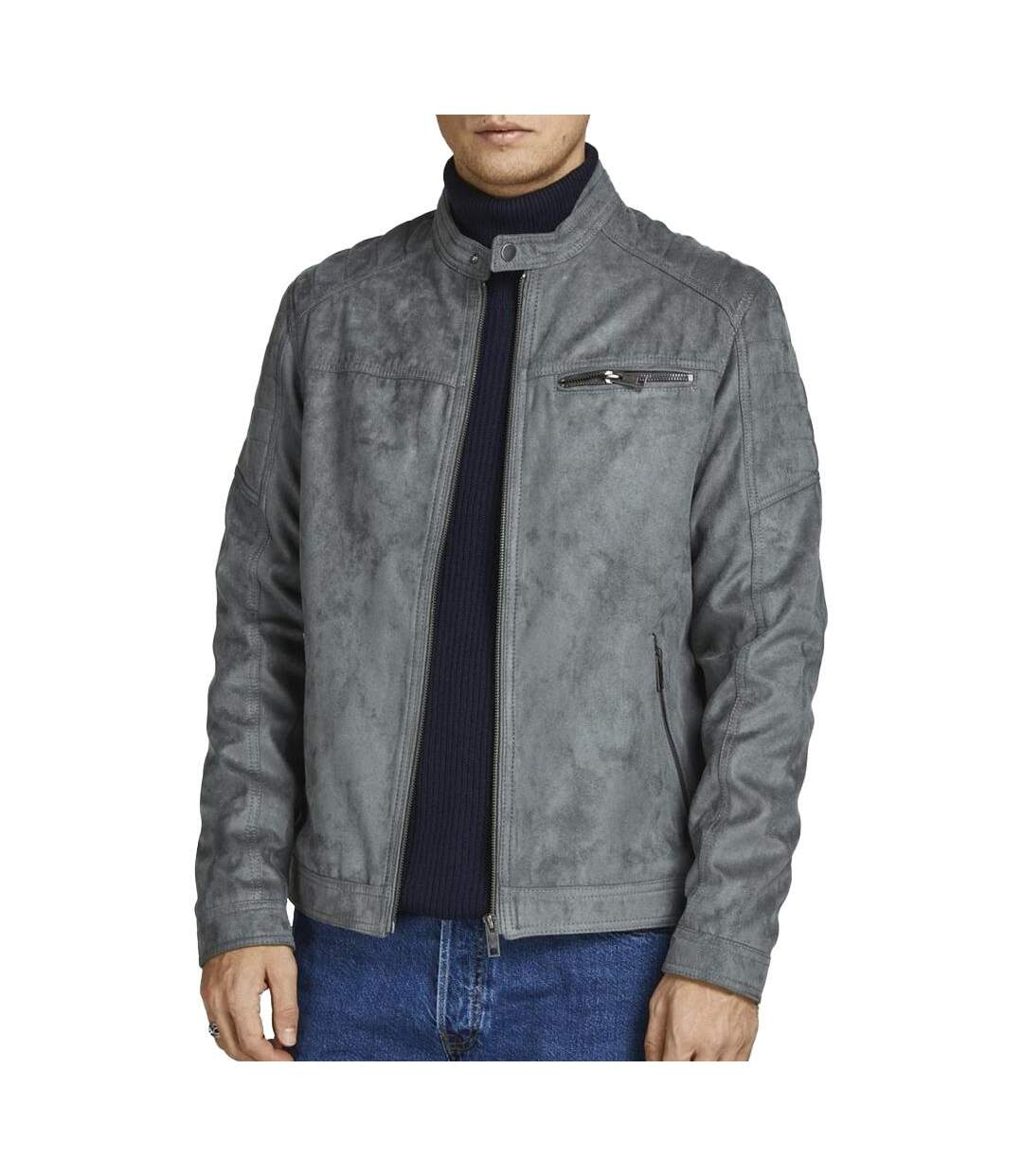 Veste Suédine Gris Homme Jack & Jones Tano - L-1