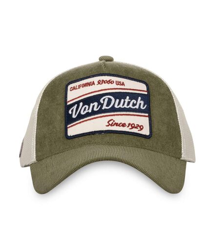 CCasquette trucker avec filet en velours côtelé Vondutch