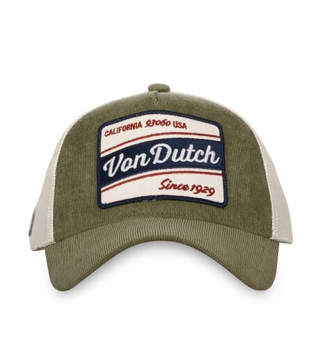 CCasquette trucker avec filet en velours côtelé Vondutch