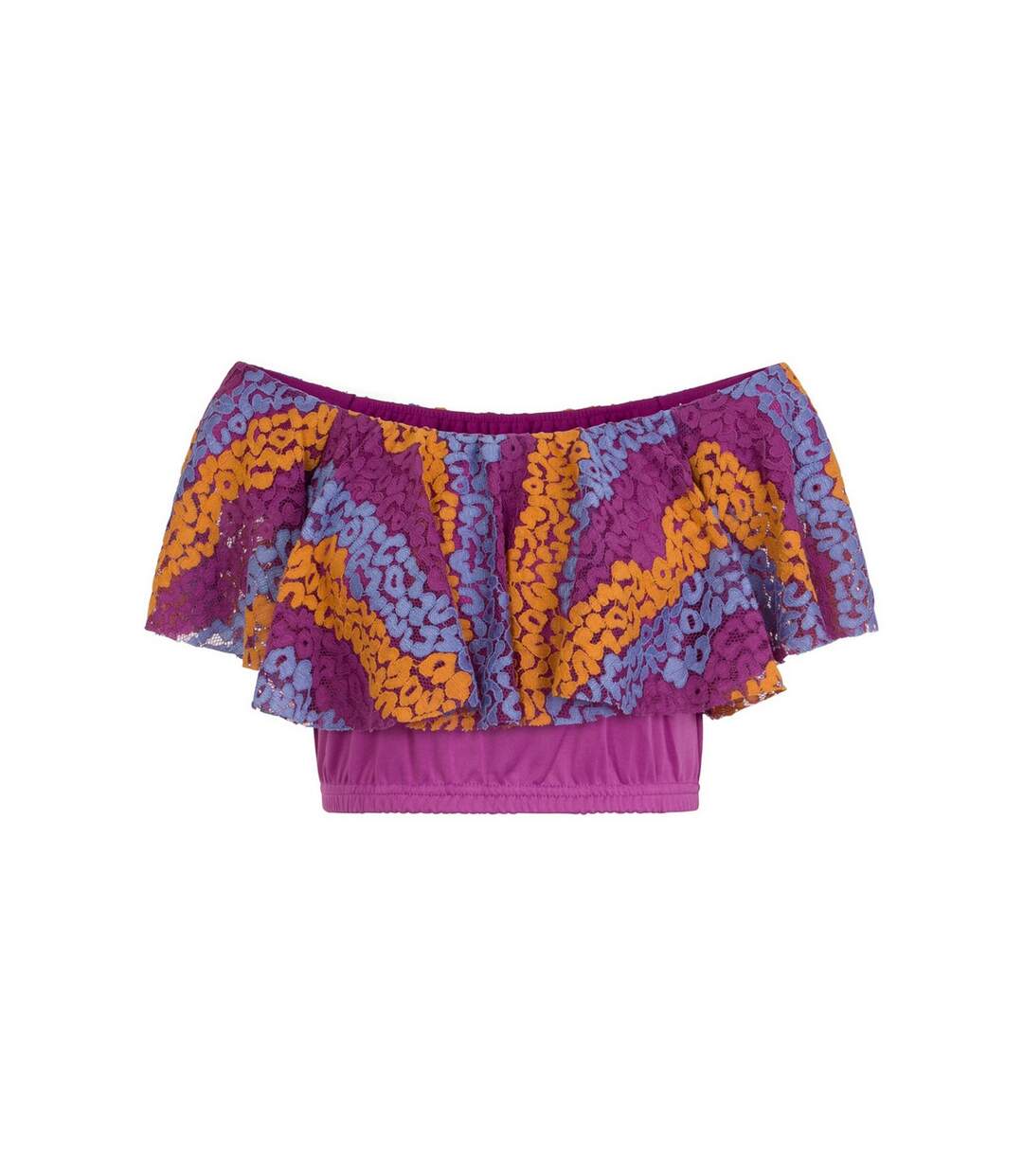 Girls On Film - Haut bandeau CURTIS - Femme (Violet) - UTLZ217-1