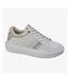 Cipriata Womens/Ladies Rea Lace Up Platform Sneakers (White) - UTDF2273