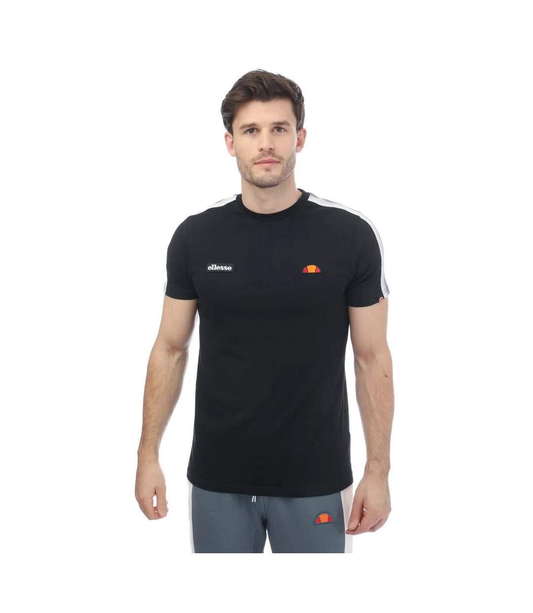 Mens Pete Embroidered Logo T-shirt Cream Original Penguin-1