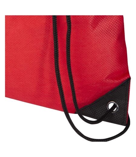 Evergreen Recycled 5l Plain Drawstring Bag One Size Red Generic