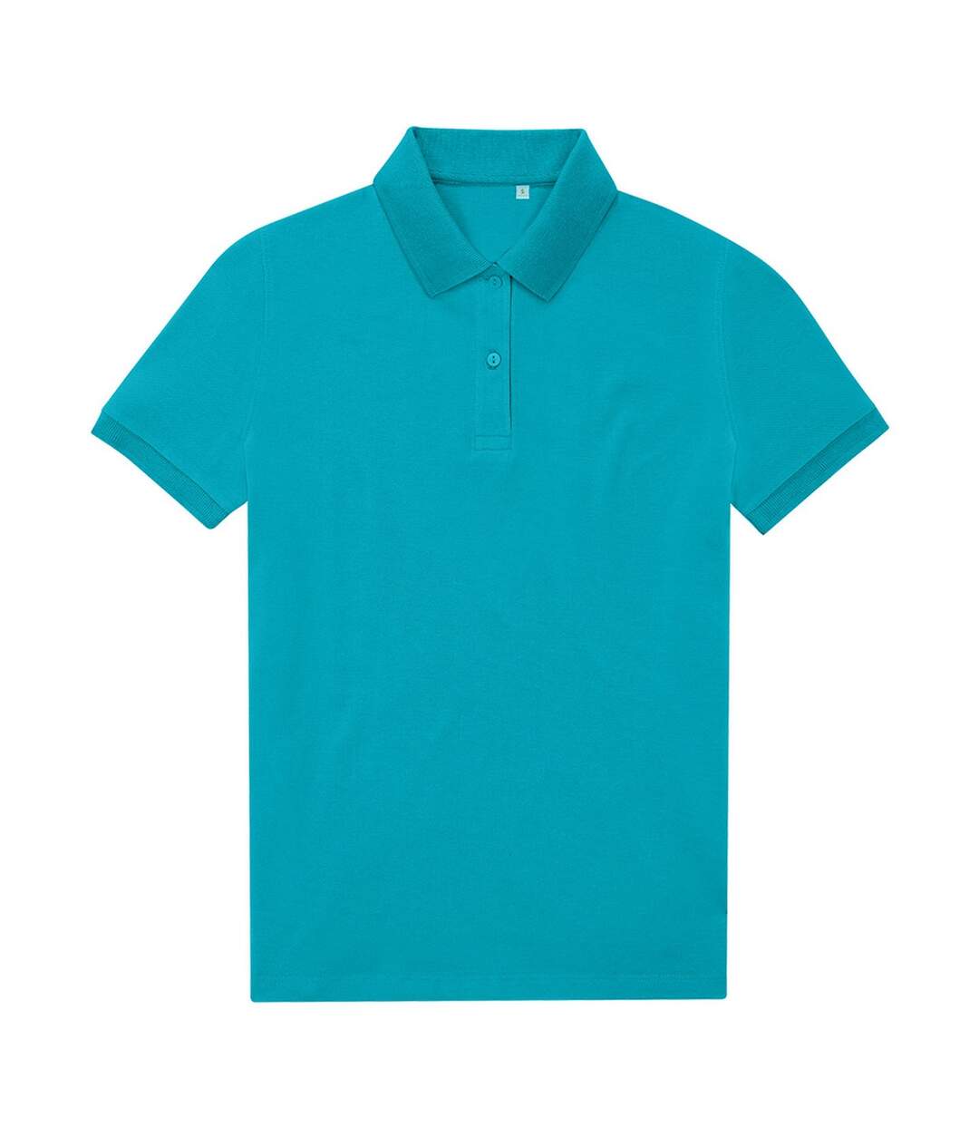 Womens/ladies My Eco Polo Shirt Pop Turquoise B&C-1