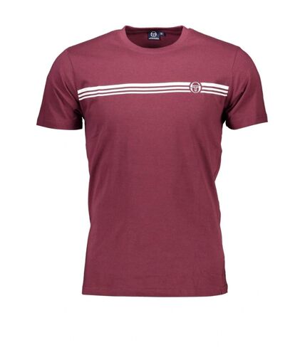 Tee shirt en coton stadium stripe  -  Sergio tacchini - Homme