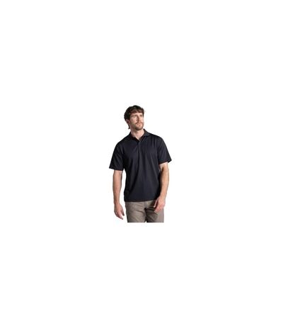 Mens Expert Basecamp Wicking Polo Shirt Black Craghoppers