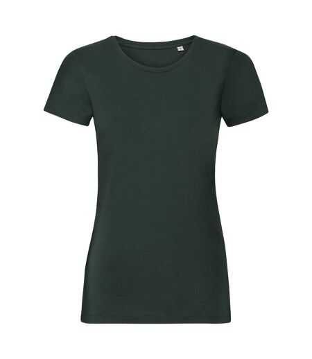 Russell Womens/Ladies Authentic Pure Organic Tee (Bottle Green)