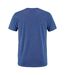 Mens Lettering Crew Neck T-shirt Estate Blue Heather Babolat-2