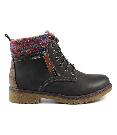 Bottines jalapeno femme gris Lunar