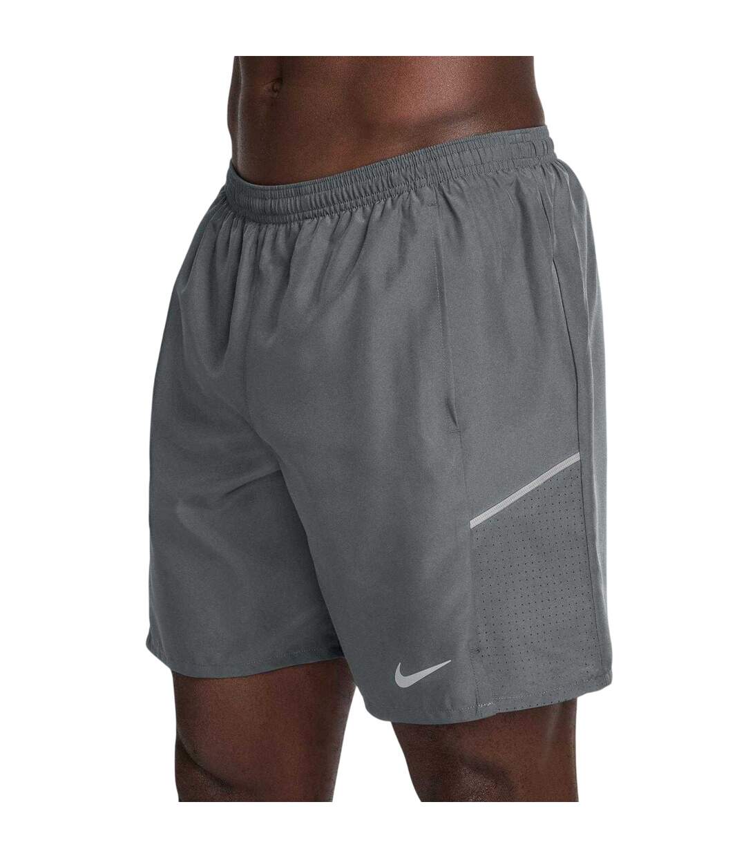 Short De Course Miler Homme Taupe Nike-3