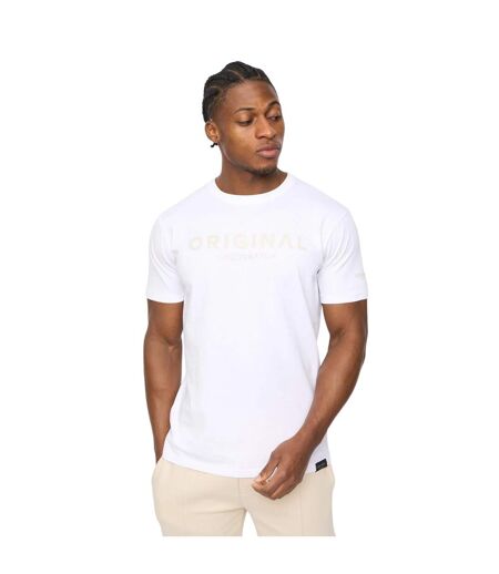 T-shirt Bardon Homme Blanc Crosshatch