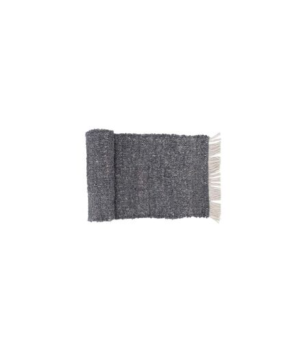 Tapis Déco en Laine Betina 80x250cm Gris