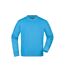 Sweat Workwear Adulte Turquoise Pâle James And Nicholson-1