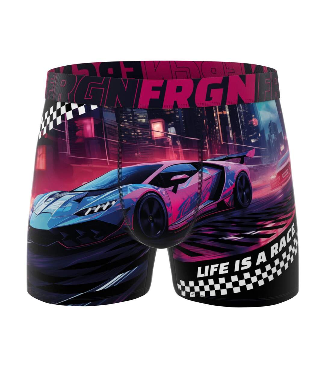 Lot de 5 boxers homme Cars Racing Freegun-3