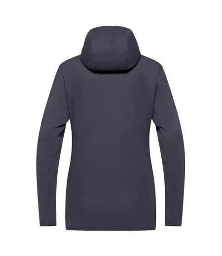 Veste Softshell Motif/style Logo Feldberg Femme Anthracite Chiné Jack Wolfskin