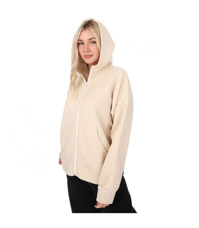 Sweat À Capuche Studio Lounge Femme Beige Adidas