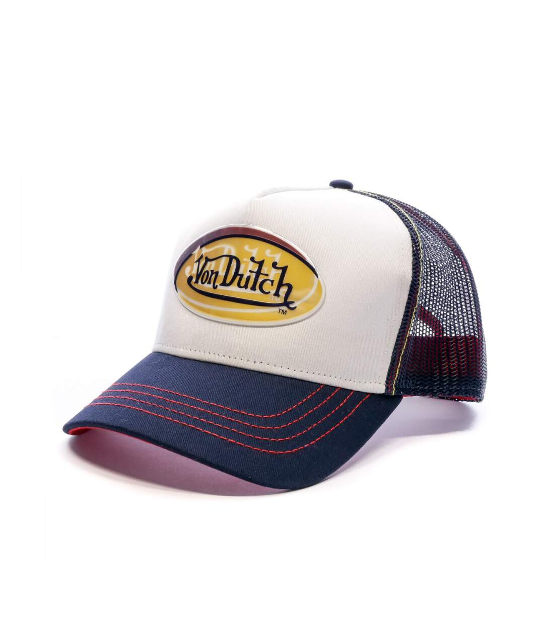 Casquette Blanc/Marine Homme Von Dutch Adec-1