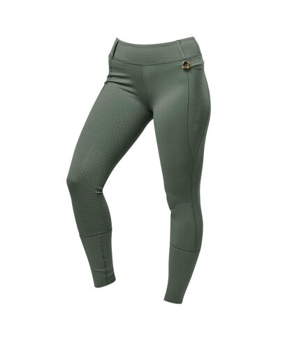 Dublin Womens/Ladies Cool It Everyday Horse Riding Tights (Olive Green) - UTWB1664