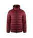 Mens Bordeaux London Logo Hooded Jacket Red Aquascutum-1