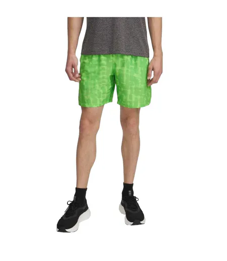 Short De Course Motif/style À Motifs Performance Homme Vert Under Armour