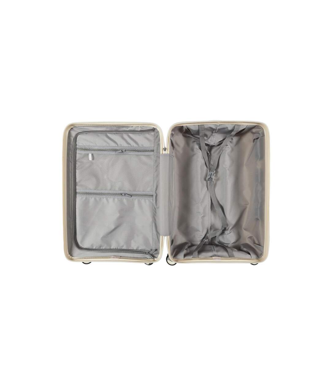 Lot de 3 Valises & Vanity Chicago 89L Crème-3